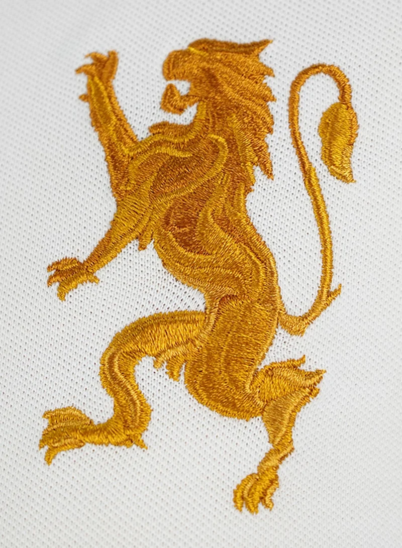 GIORDANO  Women’s Slim Polo Shirt with 3D Lion Embroidery for Women | Best Price UAE