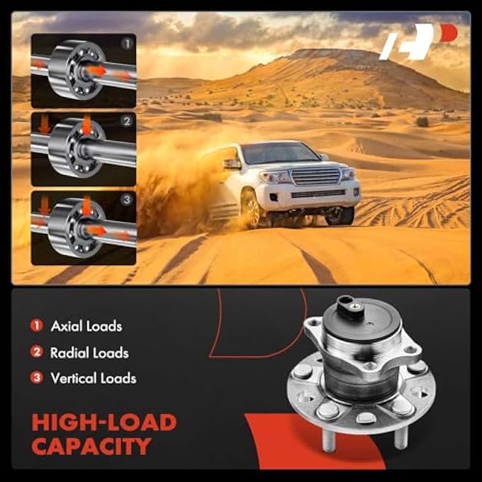 rayihni 2 X Rear Wheel Bearings And Hub Assembly Compatible With Mitsubishi Lancer 20082017 Outlander 20112012 Outlander Sport 20112012 WAbs 5Lug Replace  512394 - Image 5