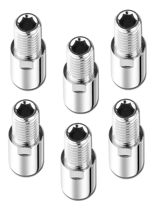 KURIC SS 1.5 Inch Extension Nipple for Pipe Fittings, Pack of 6, Silver (Thread Size 20 mm) - Image 1