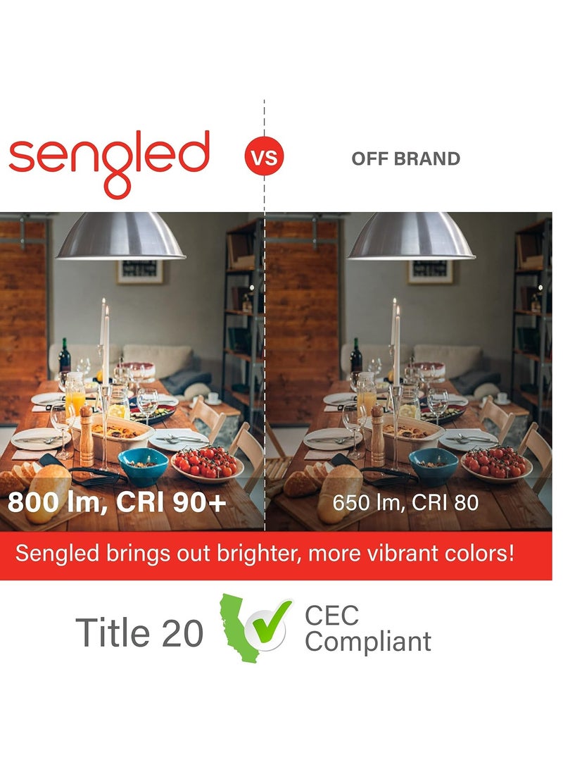 Sengled - Sengled Alexa Light Bulb, S1 Auto Pairing with Alexa Devices, Warm Smart Light Bulbs, Bluetooth Mesh Smart Home Lighting, E26 60W Equivalent, 800LM, 1-Pack - Image 1