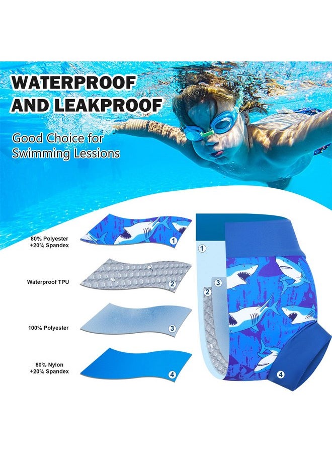 MooMoo Baby MooMoo Baby Swim Diapers 3 Pcs Waterproof Reusable Swim Diapers for Baby Swim Lesson 5T  - Image 2