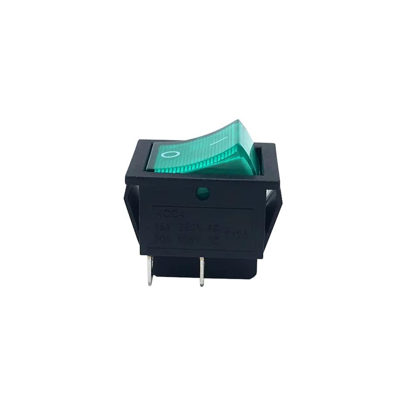 CentIoT - SQUARE Illuminated Green Button - KCD4 DPST ON-OFF 16A 250V AC 20A 125V AC - Light Rocker Power Switch - for Car Auto Boat Truck (4Pin GREEN) - Image 5