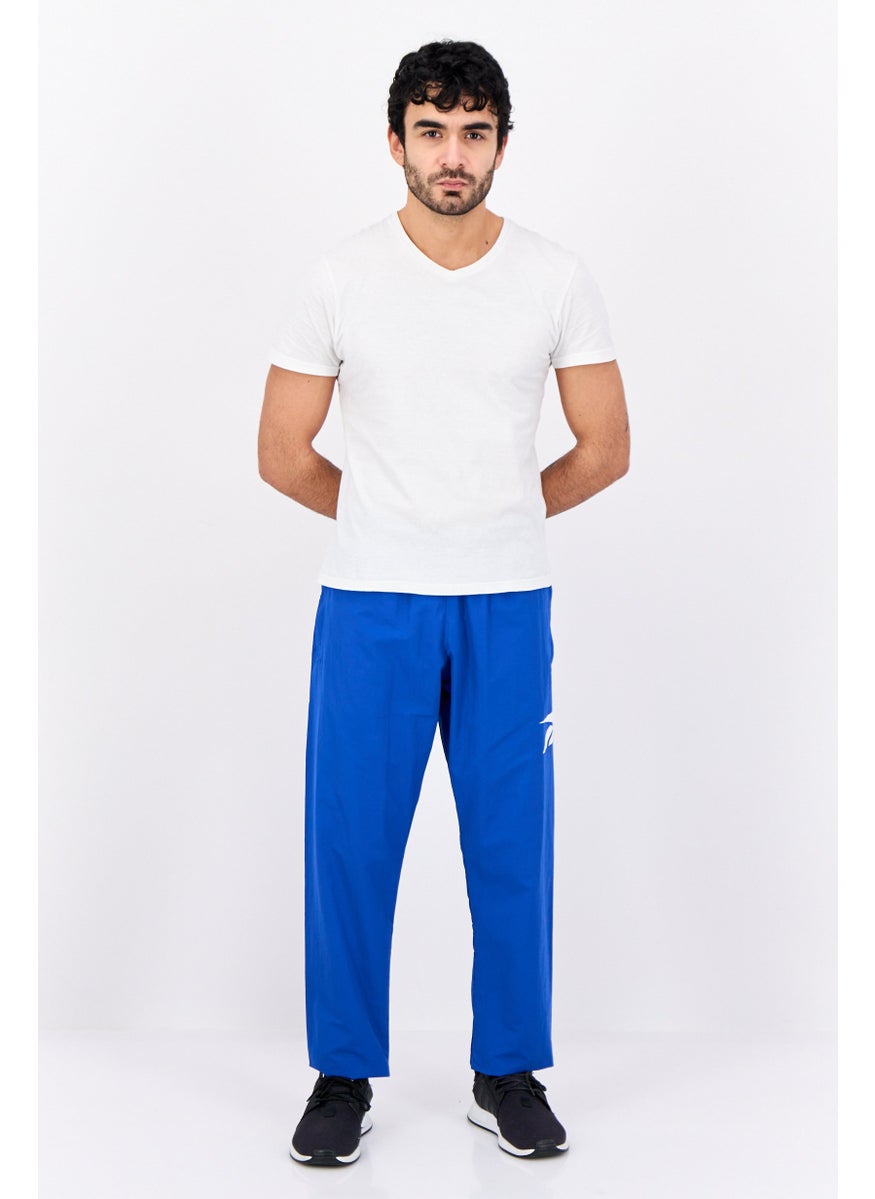 Reebok - Men Sportswear Fit Brand Logo Training Track Pants, Blue - Image 1