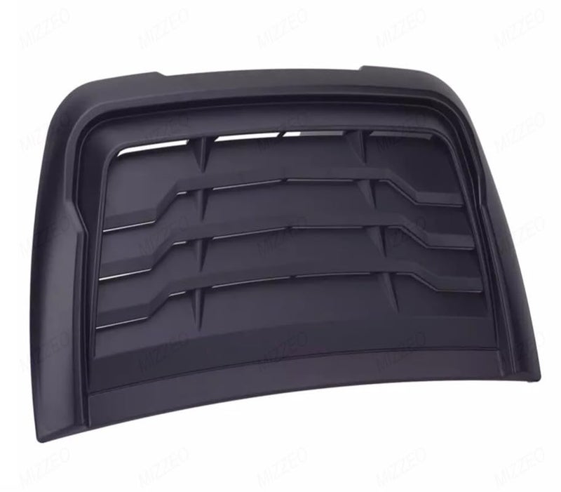 MIZZEO Decorative Car Air Flow Hood Scoop Vent, AeroBoost V-900 Bonnet Cover, Glossy Black, Self-Adhesive Air Inlet Trim Compatible with Mahindra Thar Roxx (2024) - Image 2