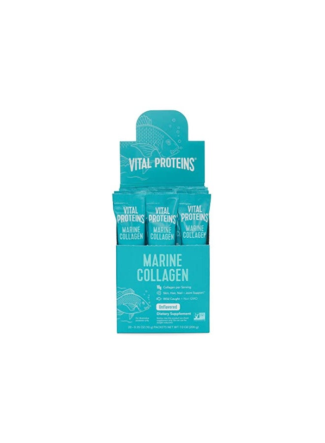Vital Proteins Vital Proteins Unflavored Marine Collagen 20 Pack, 0.35 OZ - Image 1