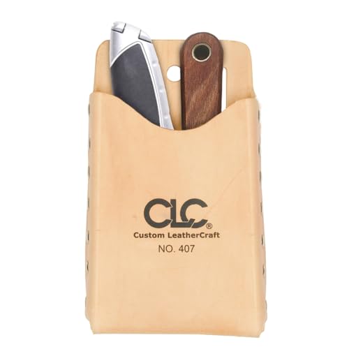 Custom Leathercraft CLC Custom Leathercraft 407 All Purpose Pouch, 4-1/2-In x 7-1/2-In - Image 1