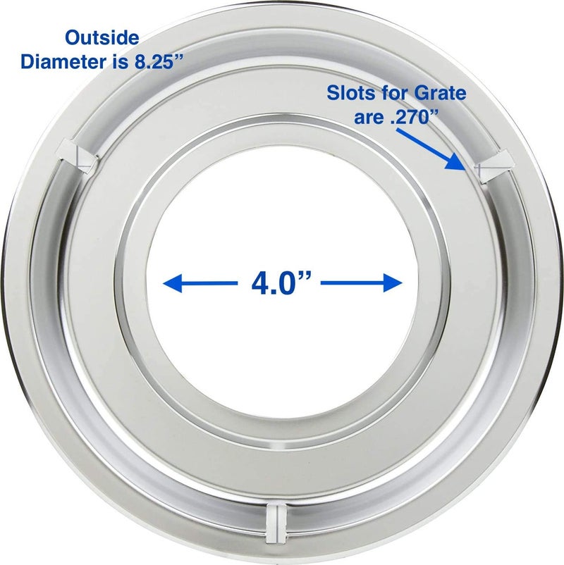 Kitchen Basics 101 Made in the USA 5303131115, 540T014P01 and RGP 300 Replacement Round Range Gas Stove Drip Pans for Frigidaire and Tappan, 4 Pack - Image 4