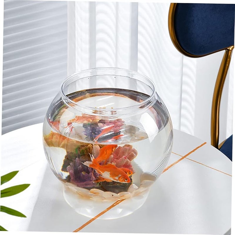 HANABASS Desktop Fish Tank Globe Transparent Aquarium Bowl Unique Design Eye Catching Ornament - Image 4