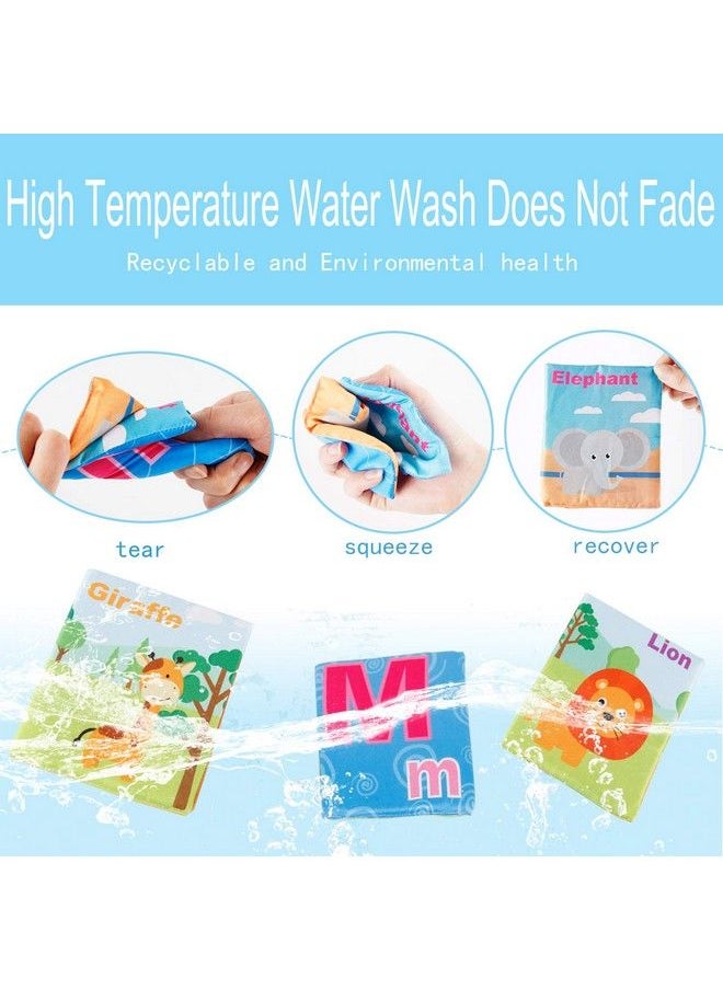 Mini Tudou - 26 Pcs Baby Soft Alphabet Cards Abc Learning Flash Cards With Storage Bag Washable Soft Letter Early Educational Toy For Babies Infants Toddlers Boys And Girls 0 1 2 3 Years Old - Image 1