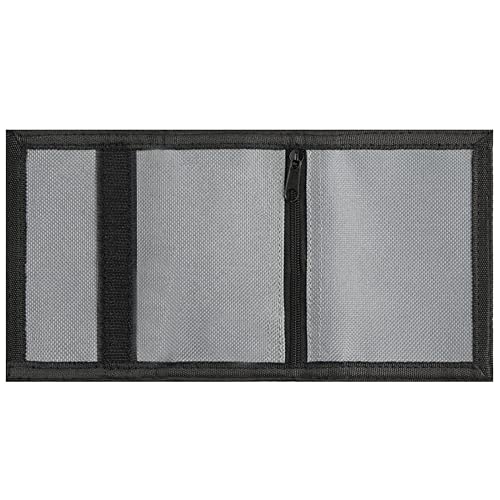 Lamiza Kids Wallet for Boys Girls Teens Trifold, Canvas Toddler Wallet for Boys, Cute Zipper Wallets Youth with Coin Pocket and Card Holders, Novelty Wallets for Childrens Birthday Gifts (Grey) - Image 4