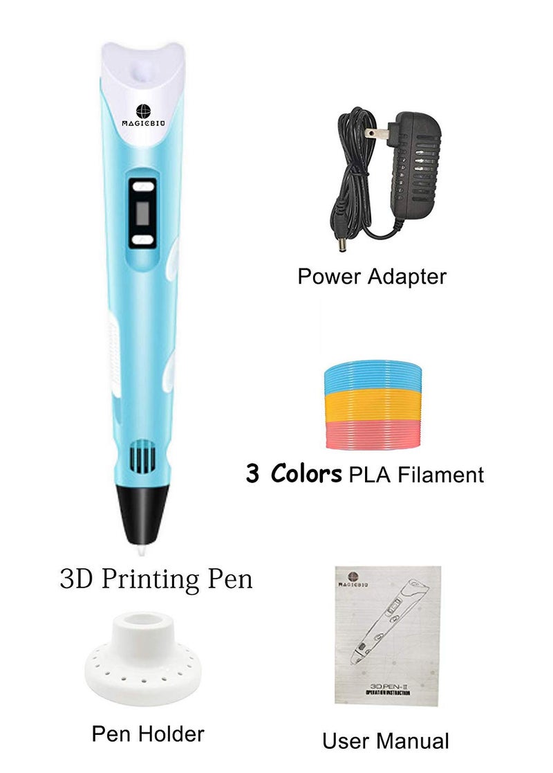 Magicwand قلم الطباعة ثلاثية الأبعاد مع شاشة LCD【10 متر لكل 10 خيوط إضافية و 3 متر لكل 3 خيوط】【مع محول】【عبوة من 1】 - Image 5