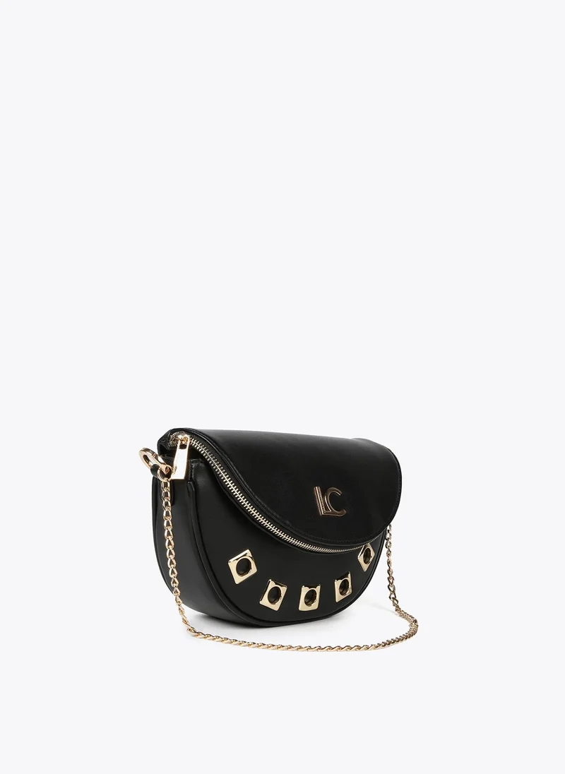 Lola Casademunt Faux leather belt bag/crossbody bag with square metal eyelets