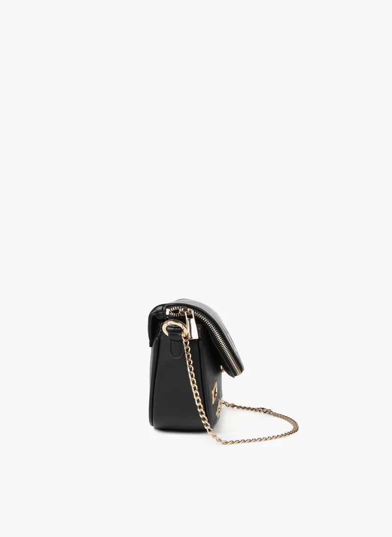 Lola Casademunt Faux leather belt bag/crossbody bag with square metal eyelets