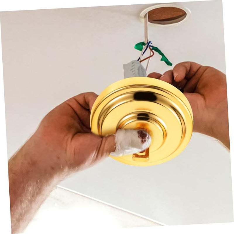 خطاف سقف ذهبي قوي قوس تركيب الثريا أجزاء تركيبات الإضاءة - Image 5