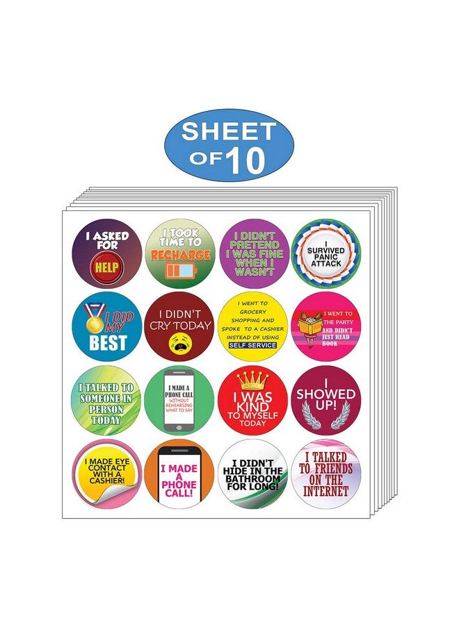 Creanoso Stickers For Adult Series 4 Self Care (10Sheet) Premium Gift Set Inspirational Sayings Quote Sticker Assorted Set Gift Rewards Ideas For Men & Women Adults  - Image 3