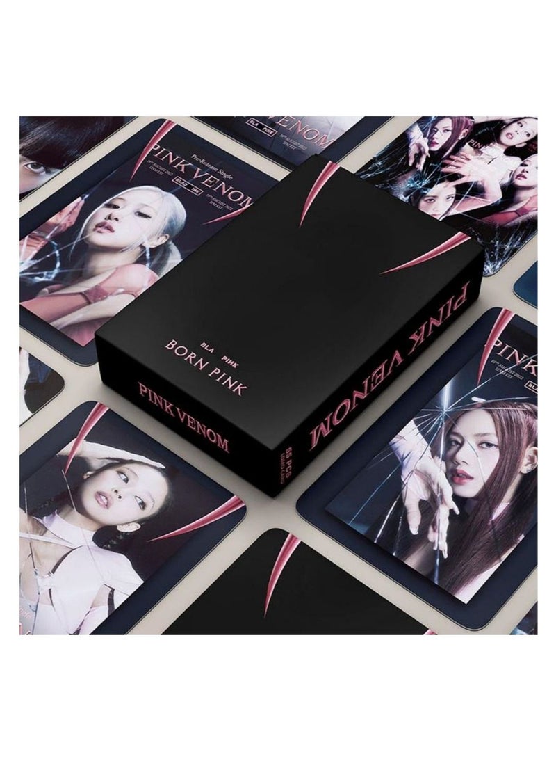ULHYC 55 BLACKPINK Photo Cards Lomo Card Album Photo Card Idol Photo Card Collection Card - Image 1