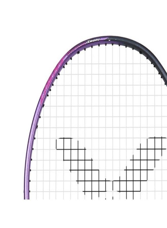 Victor ARS-10L-J-5U Auraspeed Series Strung Badminton Racket -Dary Violet - Image 4