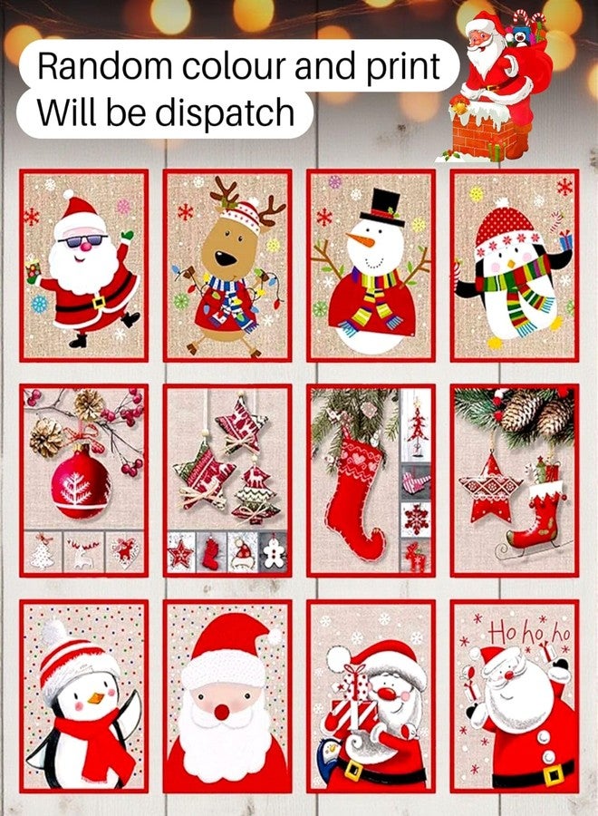 AMANVANI Christmas Card, Merry Christmas Musical & Lightup Greeting Card, Greeting Card For Xmas Wishing For Kids, Friends & Colleagues, Holiday Collection With Festive Designs And Messages, (2 Pcs) - Image 2
