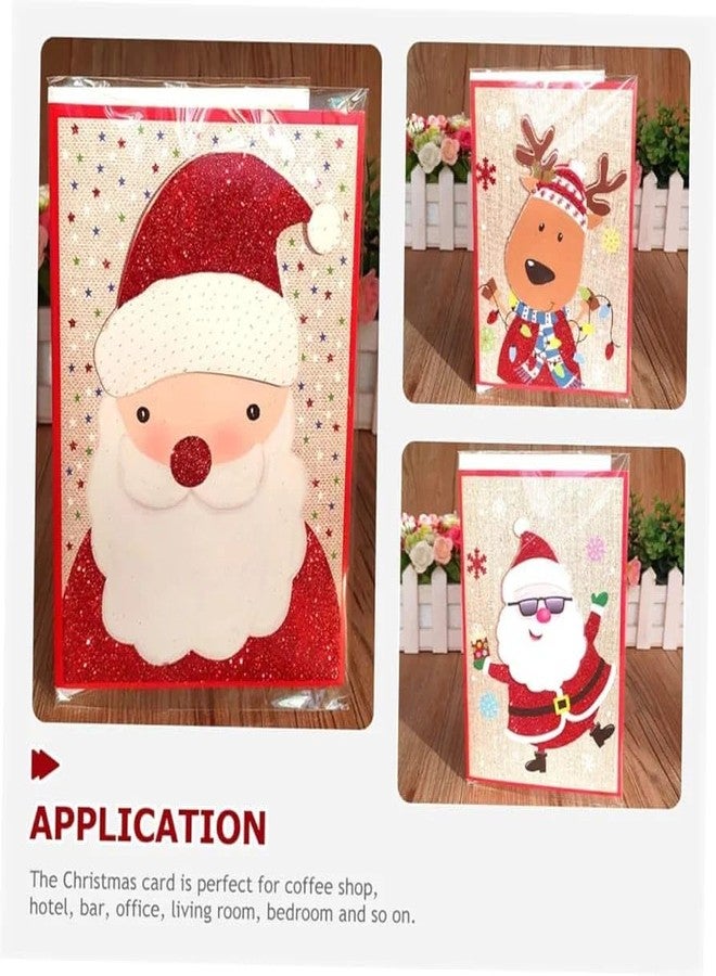 AMANVANI Christmas Card, Merry Christmas Musical & Lightup Greeting Card, Greeting Card For Xmas Wishing For Kids, Friends & Colleagues, Holiday Collection With Festive Designs And Messages, (2 Pcs) - Image 4