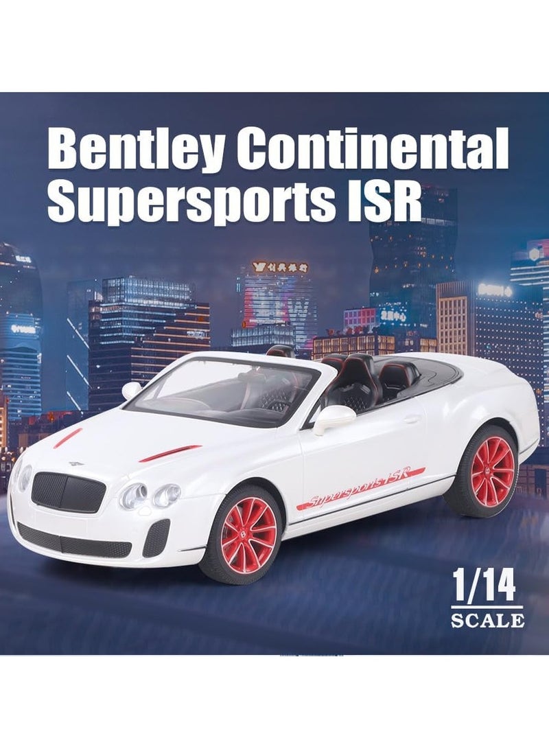 BENTLEY Remote Control Car for Boys, RC Cars Bentley GT Super sport (Ragtop), 1:14 Scale Officially Licensed Kids Toys, Drift Car with Led Lights Assorted Colors  - Image 4