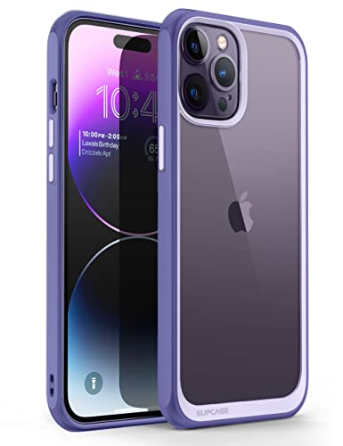 SUPCASE Unicorn Beetle Style Series Case for iPhone 14 Pro Max 67 Inch 2022 Premium Hybrid Protective Slim Clear Case Mauve - Image 1