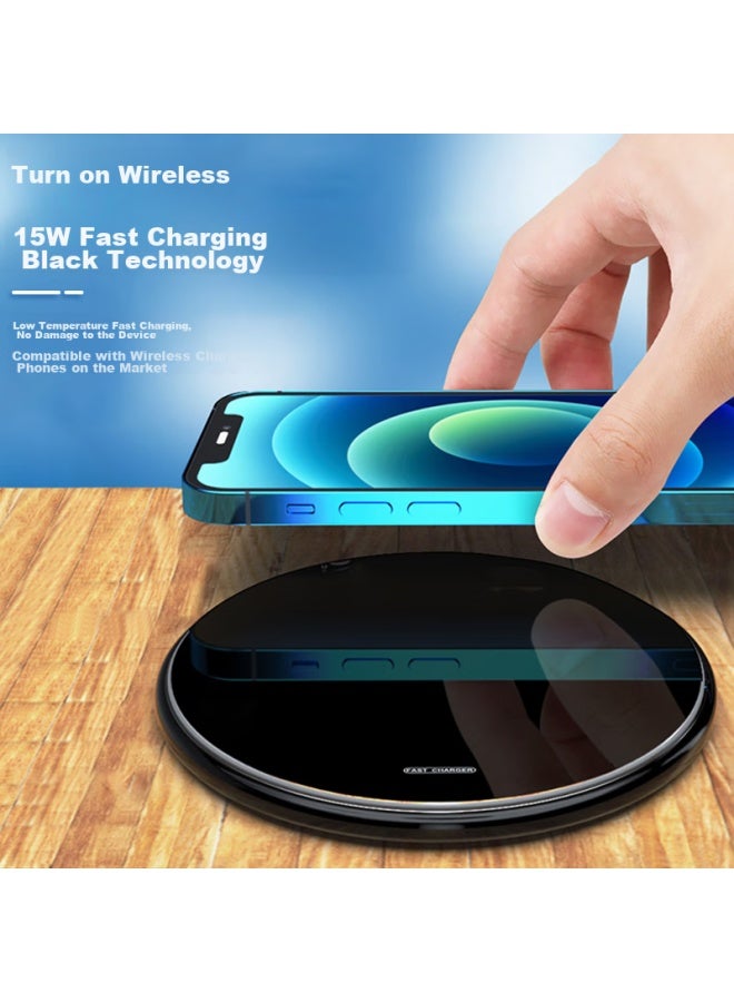 Bkayp Compatible With Apple Wireless Charger, 15w/20w Super Fast Charging, For Iphone 16 Pro Max/15/14/13 Plus, Charging Cable And Base, For Huawei, Xiaomi, And Android - Image 4