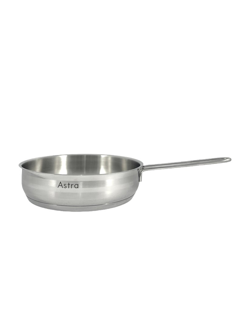 ALFA ALFA Frypan – 26 x 6.5 cm – Premium Stainless Steel Non-Stick Pan – Ideal for Frying, Searing & Everyday Cooking  - Image 3