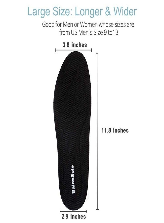 BalanSole 1 Inch Leg Length Discrepancy Full Length Insoles Lifts for Uneven HIPS (2 Lefts Large) - Image 4