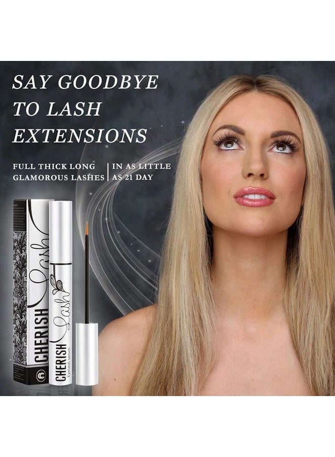 Cherisher Eyelash Growth Serum Cherish Lash | Conditioner That Makes Longer, Thicker And More Luscious Natural Lashes | Enhancer That Stimulate Regrowth New Eyelashes - Image 5