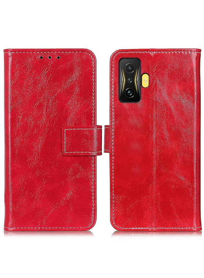 إيروريكس جراب لهاتف Xiaomi Poco F4 GT 5G جراب هاتف جلدي بتصميم حصان مجنون عتيق - Image 1