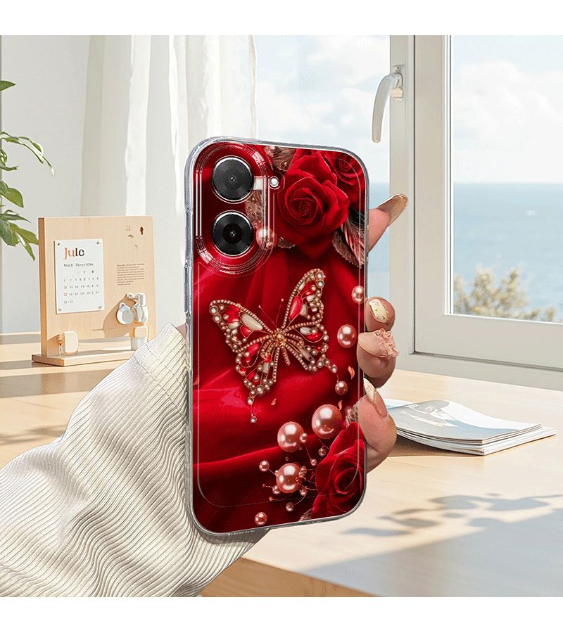 Mixed Color 1 Cartoon Transparent Anti Drop Phone Case Compatible With Xiaomi 15 Redmi 10 12C 13 14C 15 4G 15 5G 15C A3 A5 4G Note 10 11S 12 13 14 Pro Plus Poco C61 C65 C71 C75 C85 M5S M6 X5 X6 X7 F3