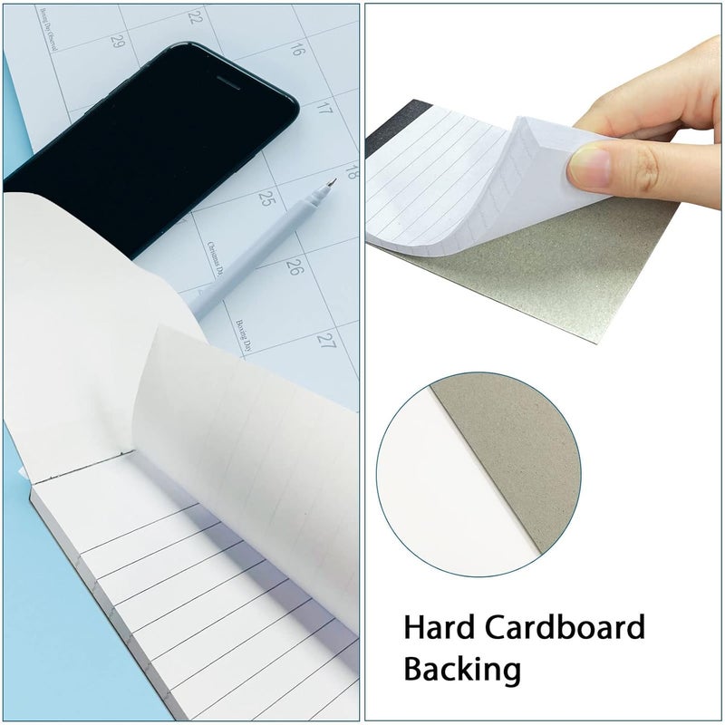 Nichela 8-Pack 3 x 5 Inch Note Pad Refills, Small Memo Writing Pads for Notebook, 30 Sheets per Pad, White College Ruled Paper - Image 5