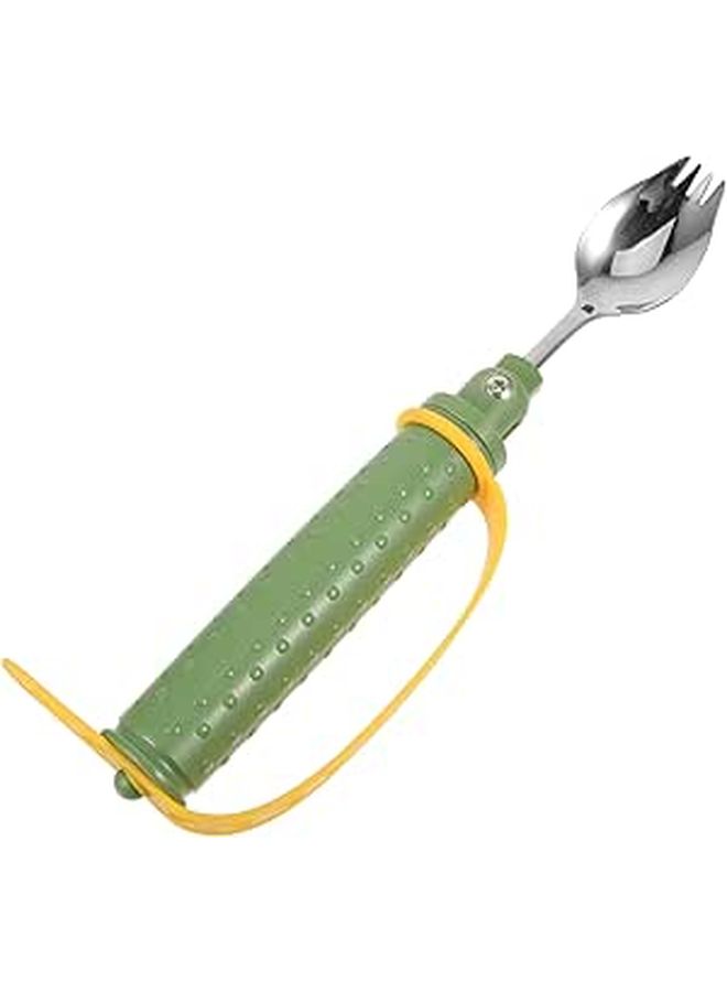 Adjustable Non Slip Shake Spoon for Disabled Elderly Portable Eating Utensil - Image 1