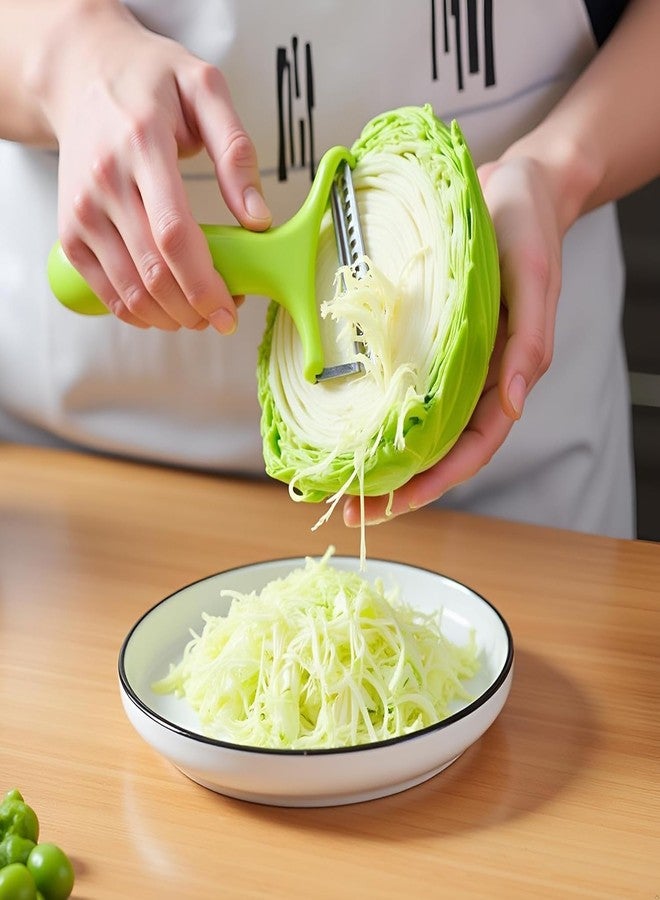 Rosojodg Green Cabbage Shredder, Stainless Steel Fruit Vegetable Potato Peeler Cabbage Graters Kitchen Must Have for Home Restaurants, Graters, Peelers and Slicers(18 * 12cm) - Image 5