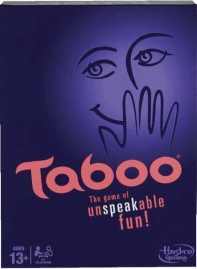 Taboo Board Game - Fast-Paced Clue-Giving Guessing Game, 100+ Updated Phrases, Timer & Game-Changer Die, Ages 13+ Family Kids Party Game for 4 Players - Perfect Birthday Christma Gift, Enhanced Buzzer Experience - Image 1