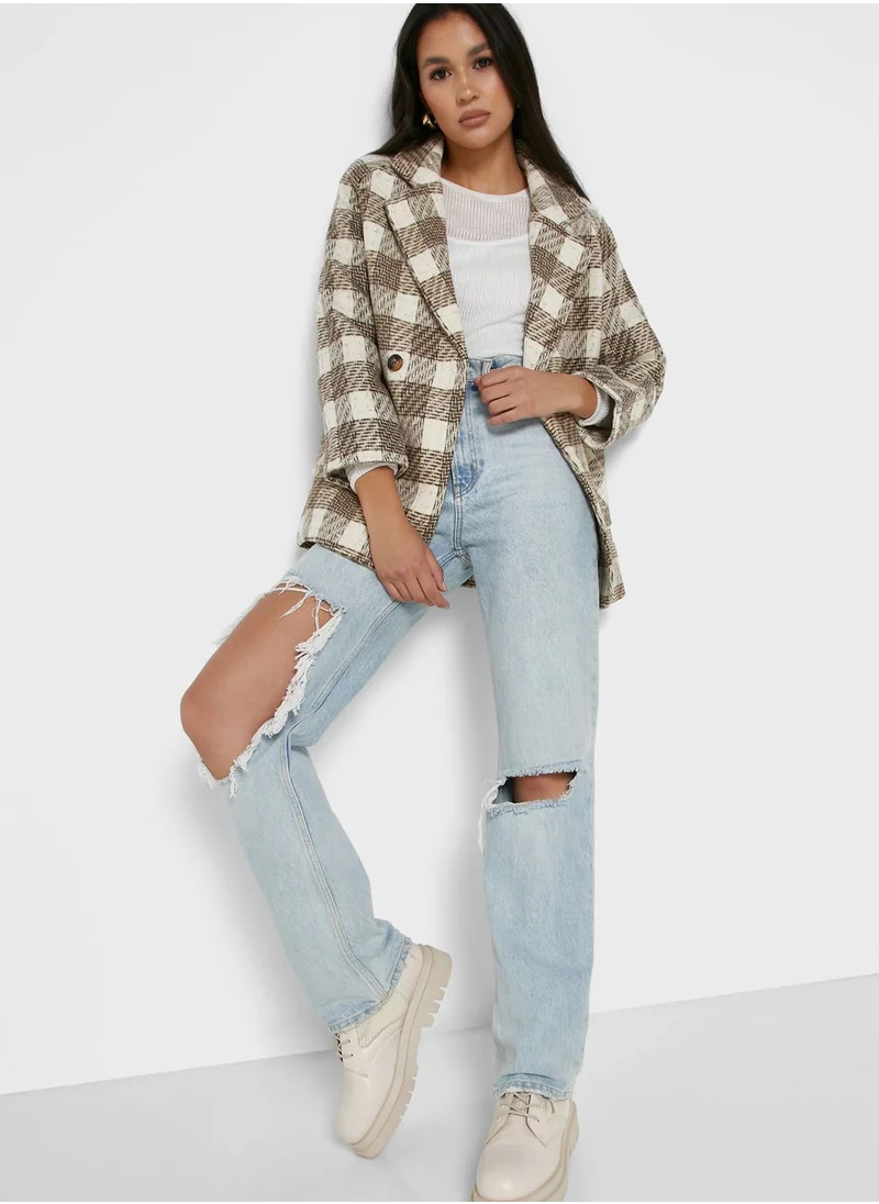 ELLA Checkered Coat