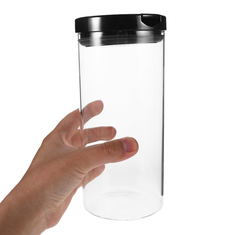 Airtight Glass Storage Jars Set 2pcs 700ml 1200ml For Coffee Sugar Tea Pantry - Image 5