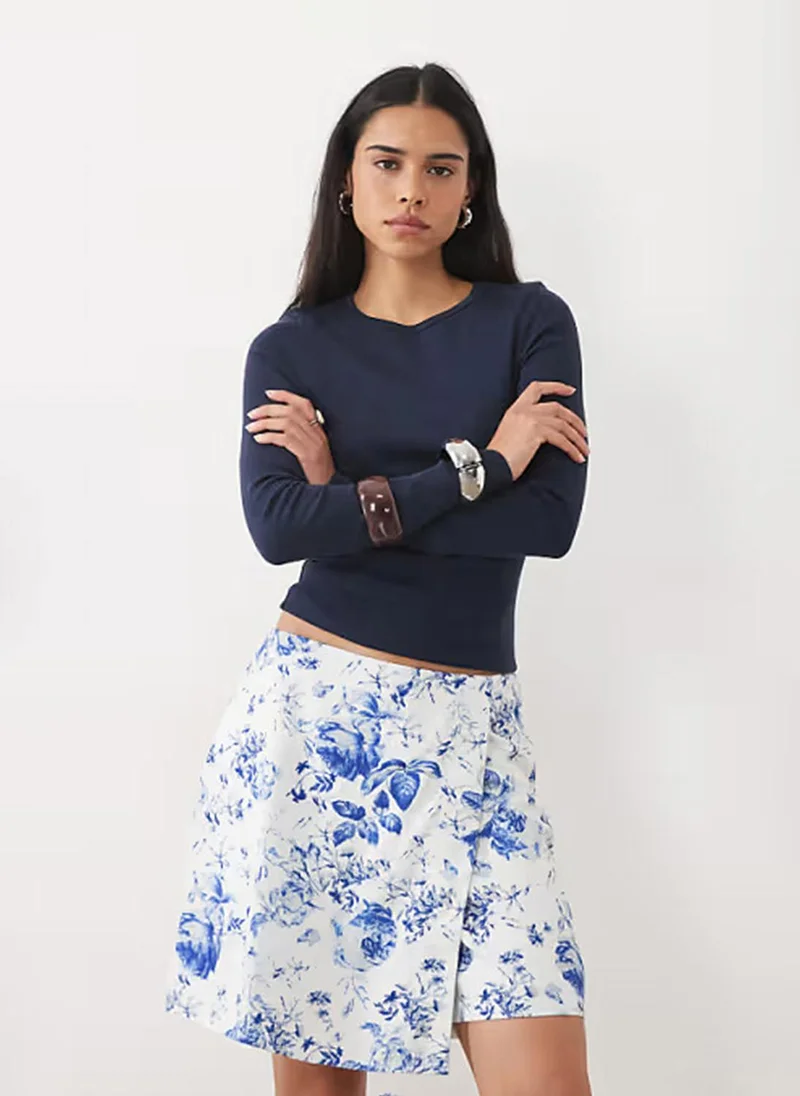 فيرو مودا Women's VMELLA Mid-Waist Skort Woven