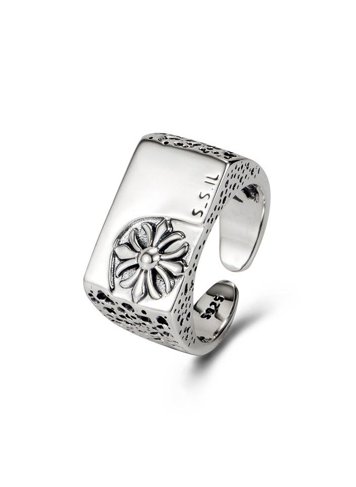 NIBEMINENT S925 Sterling Silver Ring Korean INS Style Jewelry  - Image 1