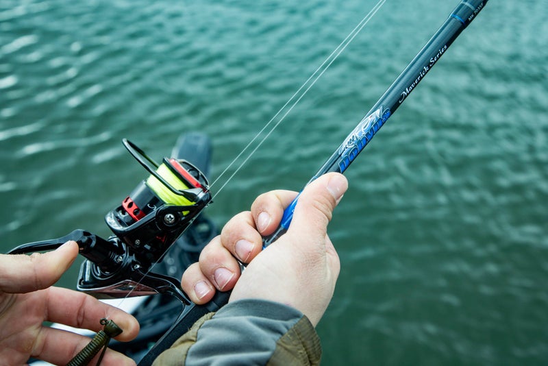 Dobyns Rods Maverick Spinning / 7'0" / 1 PC / 6-12 LB Line Weight/ 1/8-1/2 Lure Weight/Medium Light Fast Action/EVA-Split HDL - Image 2