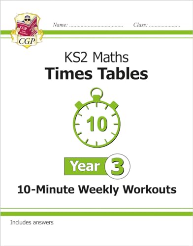 New Ks2 Maths Times Tables 10Minute Weekly Workouts Year 3 