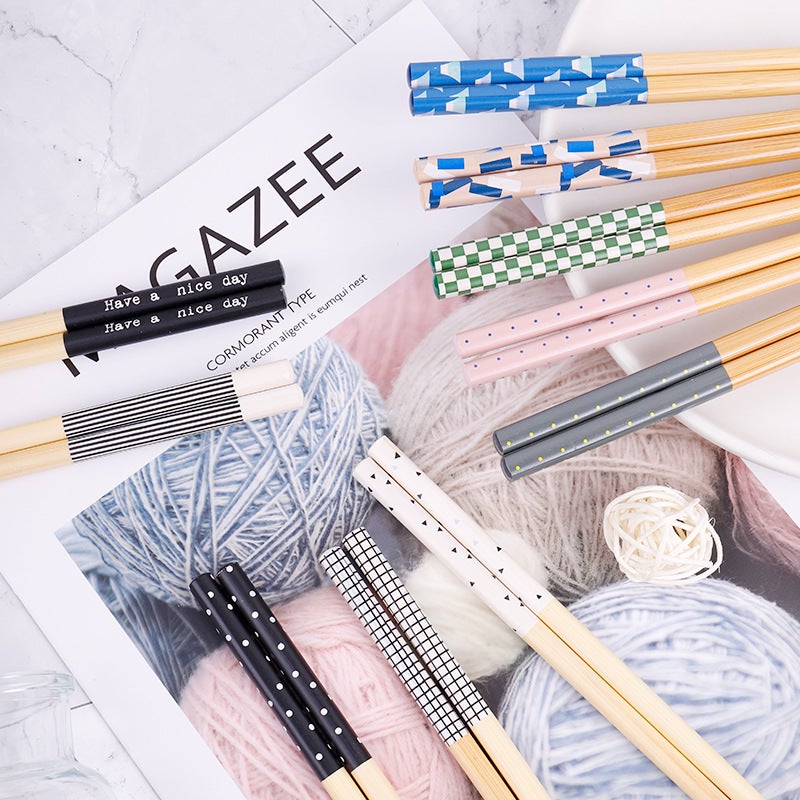 Nanzhu Chopsticks Creative Gift Box Household Japanese Chopsticks One Chopsticks One Person Bamboo Chopsticks Set Tableware - Image 3