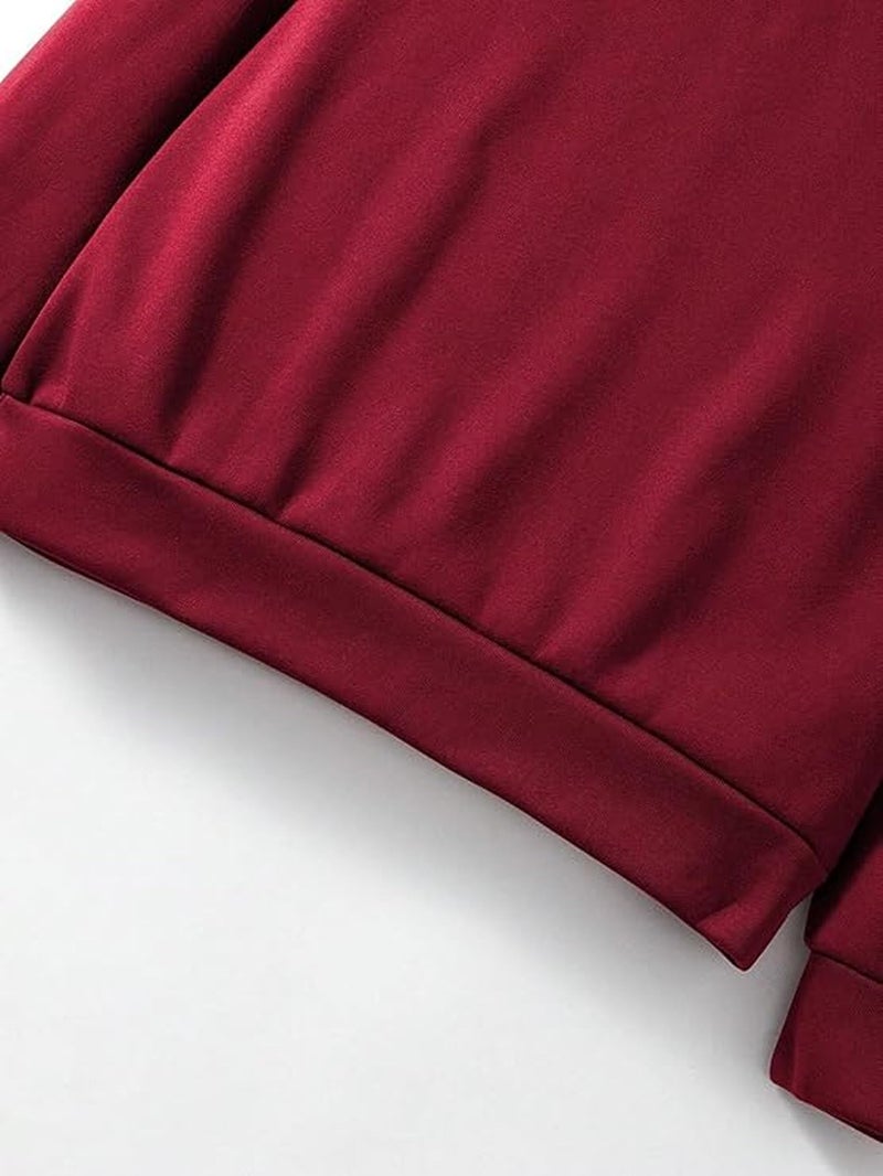 Lymio Sweatshirt || Hoodie for Unisex || Unisex Hoodie and Sweatshirt (H-32-Maroon-L) - Image 3