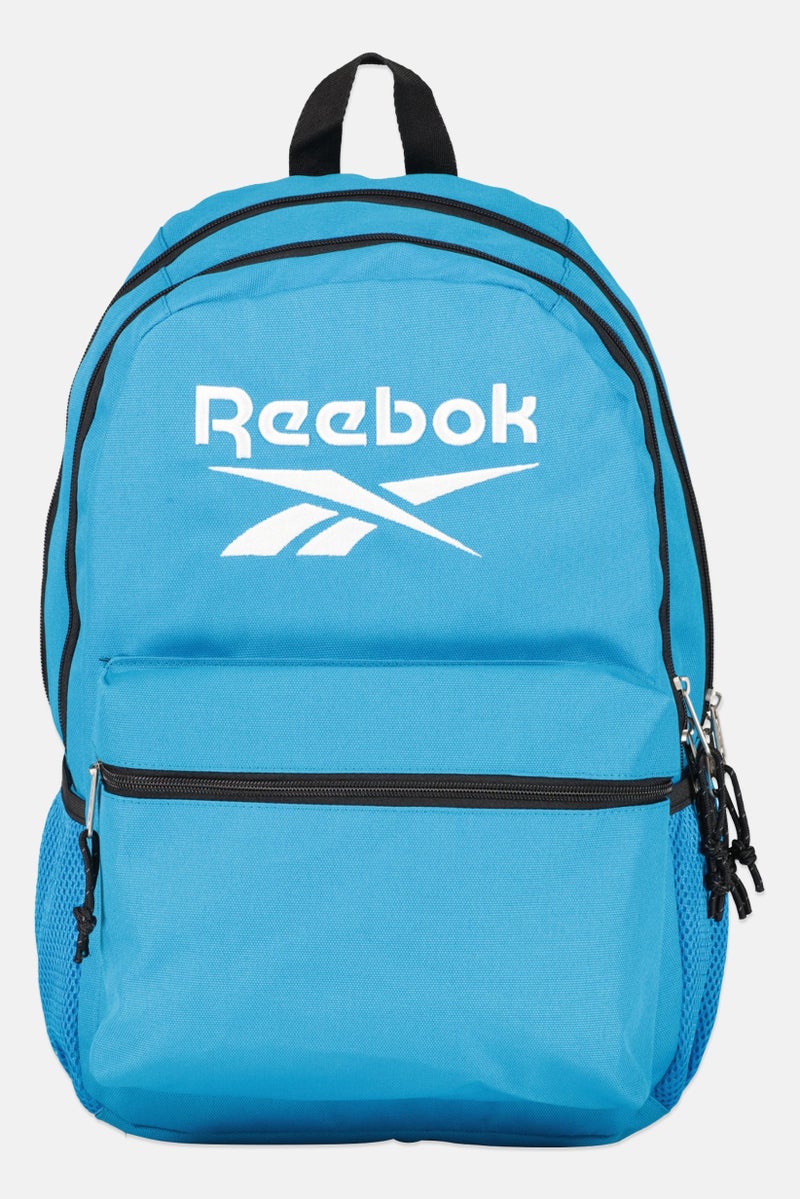 Reebok Men Embroidered Logo Backpack, Aqua Blue - Image 1