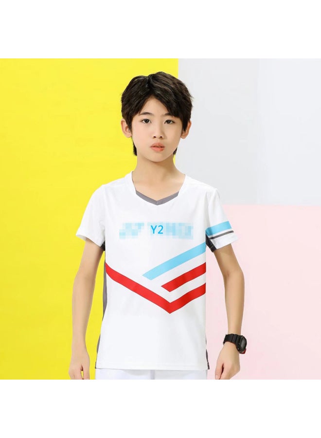 Children's Badminton Uniforms For Boys And Girls, Summer Student Sports Shirts, Training Sportswear, Quick-drying Team Uniforms 223