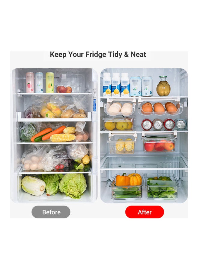 NIBEMINENT Fridge Drawer Organizer Clear 33x10x19cm  - Image 2