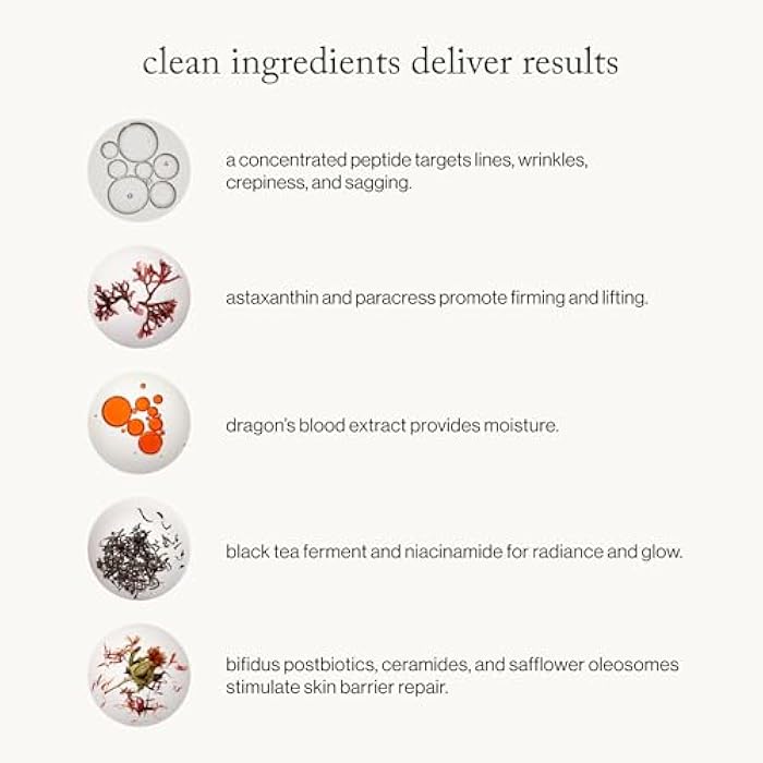 goop Beauty Peptide Serum | Reduces Fine Lines & Wrinkles | Peptides, Ceramides, & Niacinamide | Anti Aging Serum to Improve Firmness & Elasticity | Paraben Free | 1 fl oz - Image 2