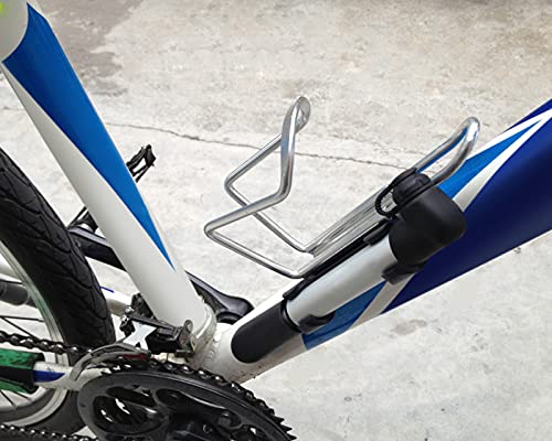 DS.DISTINCTIVE STYLE Mini Bike Pump Bracket (Note: Fits for Pump in Diameter 0.94-1.06 in/2.4-2.7 cm) Road Bike Hand Inflator Holder Bicycle Frame-Mounted Pump Bracket - Image 3
