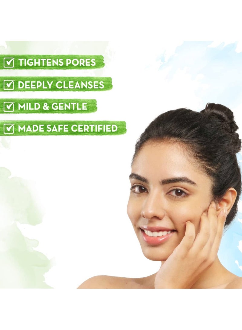 Mama Earth Green Tea Face Wash With Green Tea & Collagen For Open Pores - 100 ml - Image 3