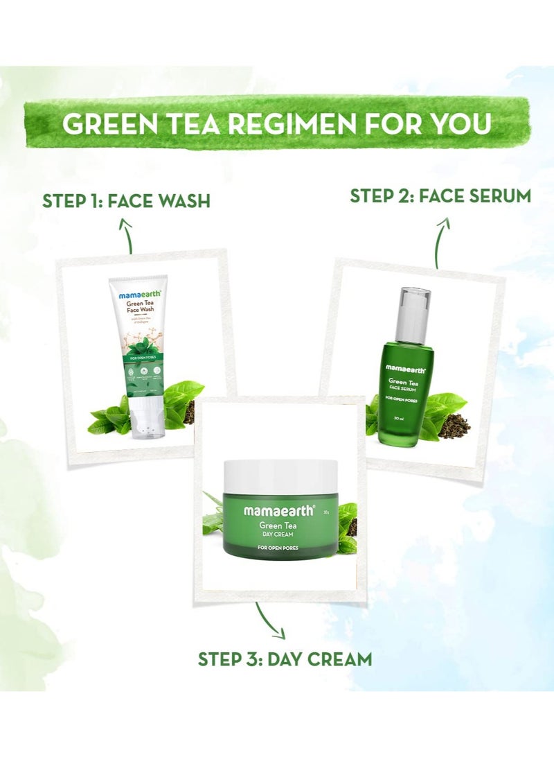 Mama Earth Green Tea Face Wash With Green Tea & Collagen For Open Pores - 100 ml - Image 5